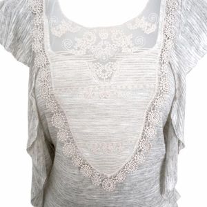 Free People Crotchet Swing Top